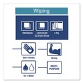 Paper Towels and Napkins | Tork 13247501 12.8 x 16.5 4-Ply Industrial Paper Wiper - Blue/Unscented (180/Carton) image number 6