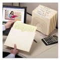File Folders | Smead 75540 2-Ply Straight Tab Letter Size File Jackets - Manila (50/Box) image number 6