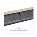Just Launched | Boardwalk BWK20418 3 in. Flagged Polypropylene Bristles 18 in. Brush Floor Brush Head - Gray image number 3