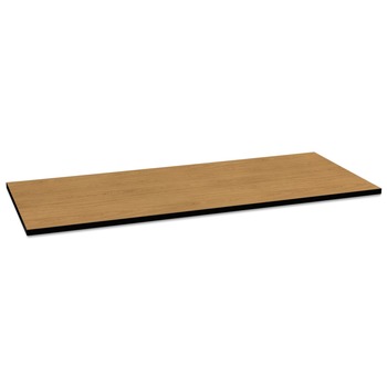 HON HMT3072G.N.C.P Huddle Flat Edge 72 in. x 30 in. Rectangular Table Top - Harvest/Black