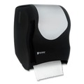 Paper Towel Holders | San Jamar T1370BKSS 16.75 in. x 10 in. x 12.5 in. Tear-N-Dry Touchless Roll Towel Dispenser - Black/Silver image number 2