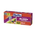 Food Service | Hefty 00R88071 10.56 in. x 11 in. Gallon Slider Stand and Fill Food Storage Bags - Clear (30/Box) image number 2