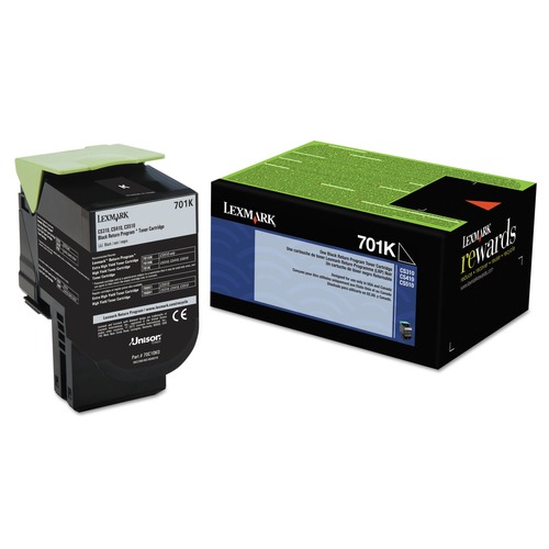 Back to School Sale | Lexmark 70C10K0 70C10K0 1,000 Page-Yield Return Program Toner - Black image number 0