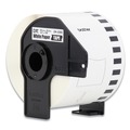 Labels | Brother DK22053PK 2.4 in. x 100 ft. Continuous Paper Label Tape - White (3/Pack) image number 1