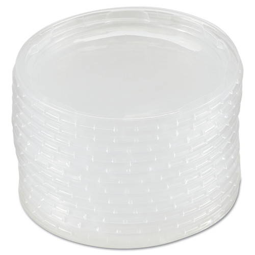 Just Launched | WNA WNA APCTRLID Plug-Style Plastic Deli Container Lids - Clear (50/Pack, 10 Packs/Carton) image number 0