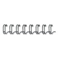Binding Spines & Combs | Fellowes Mfg Co. 5255201 0.31 in. Diameter 50 Sheet Capacity Wire Bindings - Black (25/Pack) image number 4