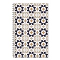 Notebooks & Pads | House of Doolittle 2121-45 Recycled Non-Dated Monthly/Weekly Flower Tiles Planner - Tan/Black/White Cover image number 3