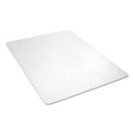 Office Chair Mats | Alera CM2E442FALEPL 46 x 60 All Day Use Non-Studded Chair Mat for Hard Floors - Clear image number 1