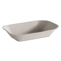 Food Trays, Containers, and Lids | Chinet 10403 5 x 7 Savaday Molded Fiber Paper Food Tray - Beige (1000/Carton) image number 0