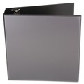 Just Launched | Universal UNV20991 Economy 3 in. Capacity 11 in. x 8.5 in. 3 Round Ring View Binder - Black image number 4