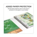 File Folders | Samsill 18937 3 Rings 1 in. Capacity 11 in. x 8.5 in. Earth's Choice Plant-Based Round Ring View Binder - White image number 6