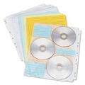 Binders | Innovera IVR39301 Two-Sided CD/DVD Pages for a Three-Ring Binder - Clear (10/Pack) image number 1