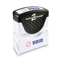 Stamps & Stamp Supplies | ACCUSTAMP2 035539 1.63 in. x 0.5 in. VOID Pre-Inked Shutter Stamp - Red/Blue image number 0