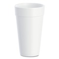 Just Launched | Dart 20J16 20 oz. Foam Drink Cups - White (500/Carton) image number 4