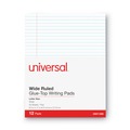 Notebooks & Pads | Universal UNV11000 8.5 in. x 11 in. Glue Top Pads - Legal Rule, White (1 Dozen) image number 0