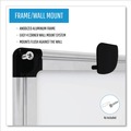 White Boards | MasterVision CR0801170MV 36 in. x 48 in. Porcelain Value Dry Erase Board - White Surface/Satin Aluminum Frame image number 7