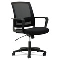 Office Chairs | OIF OIFMS4217 225 lbs. Capacity 17 - 21.5 in. Seat Height Mesh Mid-Back Chair - Black image number 0