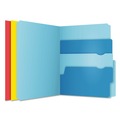 File Folders | Pendaflex 10773 0.75 in. Expansion Divide It Up Letter Size File Folder - Assorted Colors (12/Pack) image number 0