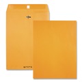Envelopes & Mailers | Quality Park QUA38197 Clasp #97 Square Flap Clasp/Gummed Closure 10 in. x 13 in. Envelope - Brown Kraft (100/Box) image number 1