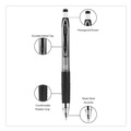Pencils | uni-ball 70126 207 0.7 mm Mechanical Pencil - Black Lead/Black Barrel (1-Dozen) image number 3