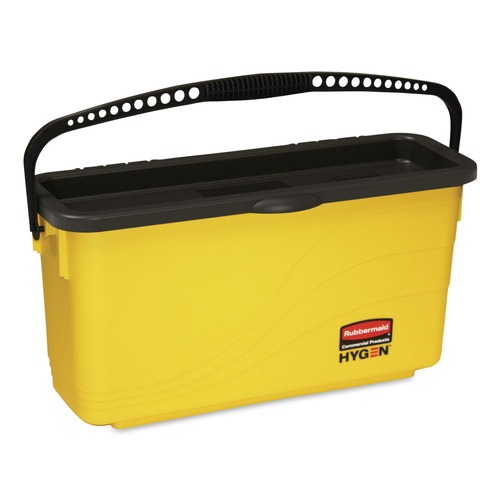 Mop Buckets | Rubbermaid Commercial HYGEN FGQ95088YEL 6.8 gal. HYGEN Charging Bucket - Yellow image number 0