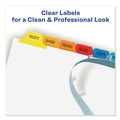 Dividers & Tabs | Avery 11405 Index Maker 11 in. x 8.5 in. 12-Tab Traditional Color Print and Apply Clear Label Dividers - Assorted (5/Pack) image number 2