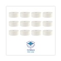 Toilet Paper | Boardwalk B6100 3.5 in. x 1000 ft. JRT Septic Safe 2-Ply Bath Tissue - Jumbo, White (12/Carton) image number 5