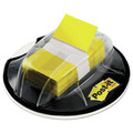 Page Flags | Post-it Flags 680-HVYW 1 in. x 1.75 in. Page Flags in Desk Grip Dispenser - Yellow (200/Pack) image number 0