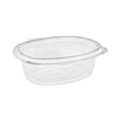 Food Trays, Containers, and Lids | Pactiv Corp. YCA910240000 EarthChoice 24 oz. Recycled PET Hinged Container - Clear (280/Carton) image number 0