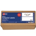Labels | Avery 04014 1.44 in. x 4 in. Pin-Fed/Dot Matrix Printer Mailing Labels - White (5000/Box) image number 0