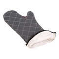 Food Service | San Jamar 800FG17-BK 17 in. WebGuard Plus Fabric Bestguard Oven Mitt - Black (1-Pair) image number 3