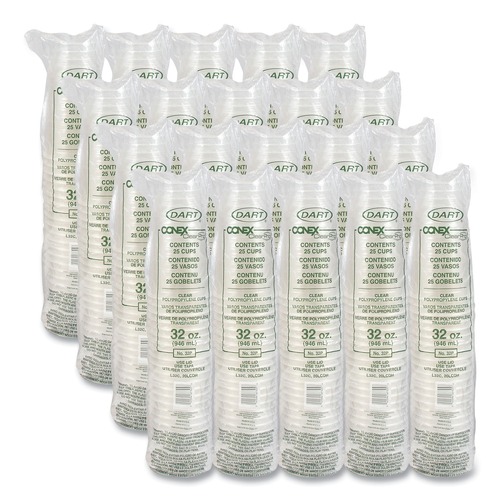 Cups and Lids | Dart 32P 32 oz Conex ClearPro Plastic Cold Cups - Clear (500/Carton) image number 0