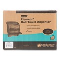Paper Towels and Napkins | San Jamar T990TBK 12.5 in. x 8.5 in. x 12.75 in. Oceans Element Lever Roll Towel Dispenser - Black Pearl image number 4