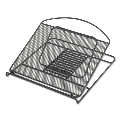 Office Desks & Workstations | Safco 2161BL 12.25 in. x 12.25 in. x 2 in. Onyx Mesh Laptop Stand - Black image number 0