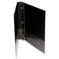Binders | Universal UNV20961 Economy 1 in. Capacity 11 in. x 8.5 in. Round 3-Ring View Binder - Black image number 5