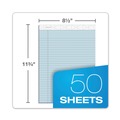 Notebooks & Pads | TOPS 63120 50-Sheet 8.5 in. x 11.75 in. Wide/Legal Rule Prism plus Colored Writing Pads - Pastel Blue (12/Pack) image number 2