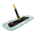  | Rubbermaid Commercial FGQ41800GR00 18 in. Microfiber Dust Pad with Fringe - Green (6/Carton) image number 3