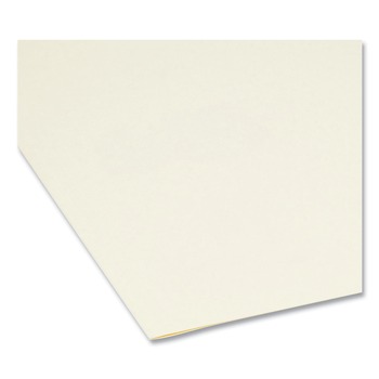 Smead 10350 0.75 in. Expansion 1/5-Cut Tabs: Assorted Manila File Folders - Letter Size/Manila (100/Box)