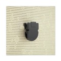 Desk Shelves | Advantus 75345 40 Sheet Capacity Wall Clips for Fabric Panels - Black (50/Box) image number 5