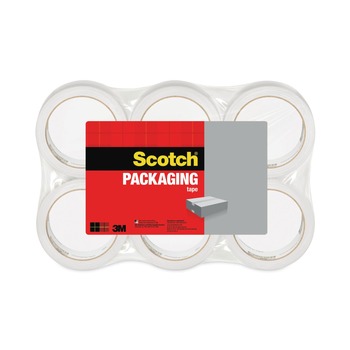 Scotch 3350-6 3350 1.88 in. x 54.6 yards 3 in. Core General Purpose Packaging Tape - Clear (6/Pack)