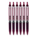 Pens | Pilot PIL15137 0.5 mm Extra-Fine Precise V5RT Retractable Roller Ball Pen - Burgundy Ink, Burgundy/Silver Barrel (1-Dozen) image number 0