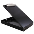 Clipboards | Saunders 11018 Redi-Rite Aluminum Storage Clipboard with 1 in. Clip Capacity for 8.5 in. x 11 in. Sheets - Black image number 0