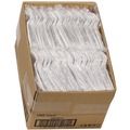 Cutlery | Pactiv Corp. FKFWCH Individually Wrapped Mediumweight Plastic Fieldware Cutlery Fork - White (1000/Carton) image number 3