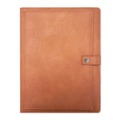 Notebooks & Pads | Blue Sky BLS150537 ASMBLD 9.45 in. x 12.13 in. 8.5 in. x 11 in. Pad Snap Closure Professional Faux Leather Padfolio - Tan image number 1