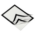 Office Presentation Supplies | Durable 476801 8.5 in. x 11 in. DURAFRAME Sign Holder - Black Frame (2/Pack) image number 1