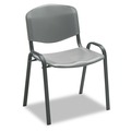 Office Chairs | Safco 4185CH 250 lbs. Capacity Stacking Chairs - Charcoal/Black (4/Carton) image number 1