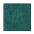 Cleaning & Janitorial Accessories | Boardwalk BWK4018GRE 18 in. Diameter Heavy-Duty Scrubbing Floor Pads - Green (5/Carton) image number 6
