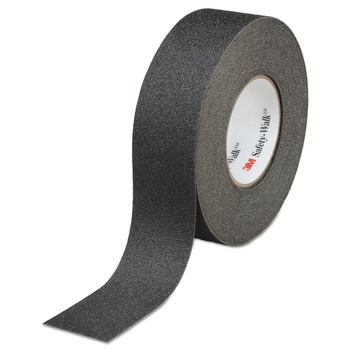 3M 610 4 in. x 60 ft. Safety-Walk General Purpose Tread Rolls - Black (1/Carton)