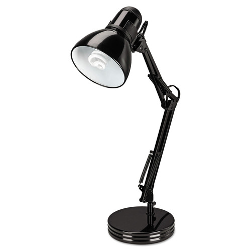 Lamps | Alera ALELMP603B 6.75 in. W x 11.5 in. D x 22 in. H Adjustable Arm Architect Desk Lamp - Black image number 0