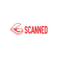Stamps & Stamp Supplies | ACCUSTAMP2 035605 1.63 in. x 0.5 in. SCANNED Pre-Inked Shutter Stamp - Red image number 2